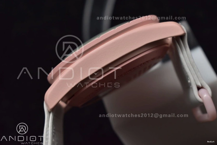 Mission on Venus Moonwatch x Omega Quartz Nylon Swatch to Bioceramic Strap 1204